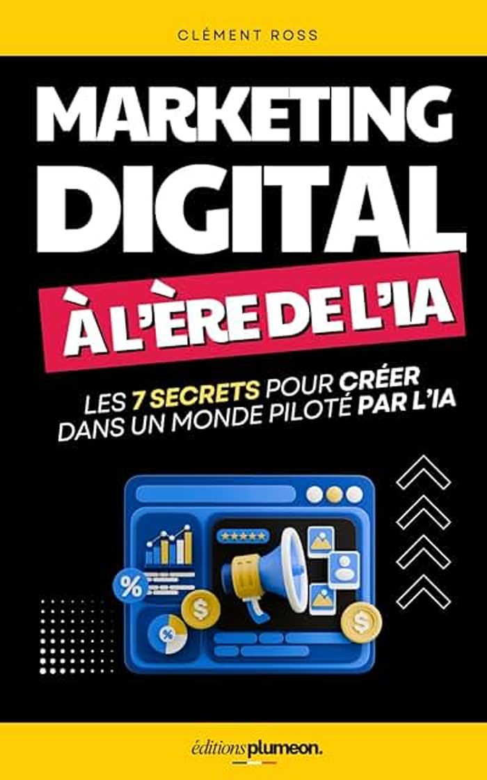 Couverture du livre Marketing Digital à l'ère de l'IA
